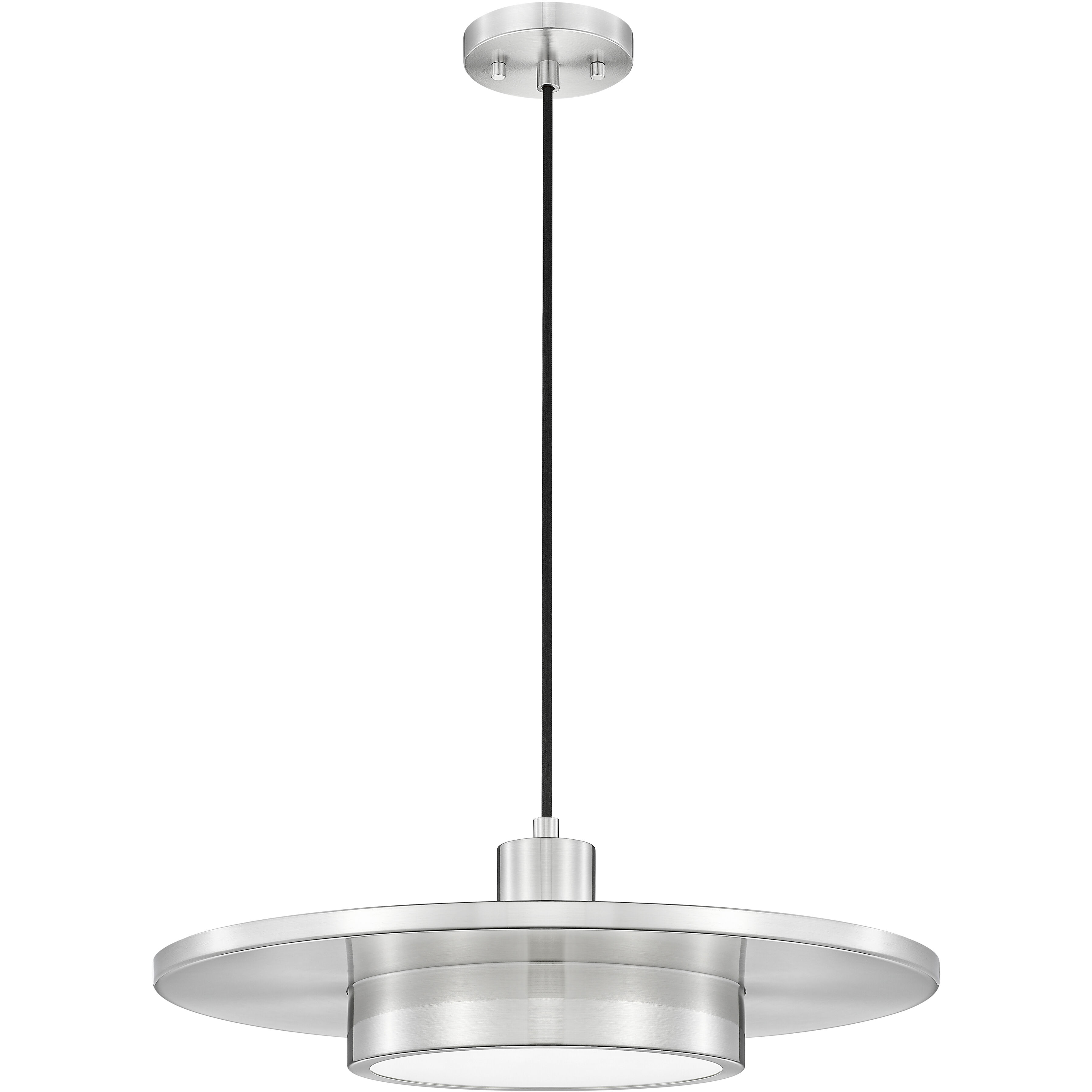 Ludo Pendant Ceiling Light in Brushed Nickel