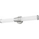 Warwick LED 25.25 inch Brushed Nickel Bathroom Vanity Wall Light