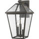 Talbot 3 Light 11.00 inch Outdoor Wall Light