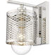 Kipton 1 Light 6 inch Polished Nickel Wall Sconce Wall Light