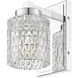 Jacqueline 1 Light 4.75 inch Chrome Wall Sconce Wall Light