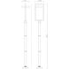 Luttrel LED 104.25 inch Black Outdoor Post Mounted Fixture