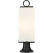 Sana 2 Light 22.25 inch Black Outdoor Pier Mounted Fixture