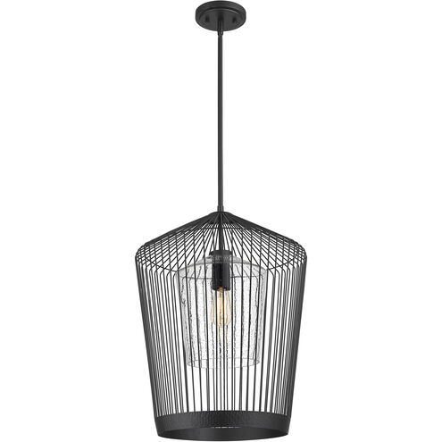 Lido 1 Light 18.5 inch Matte Black Pendant Ceiling Light