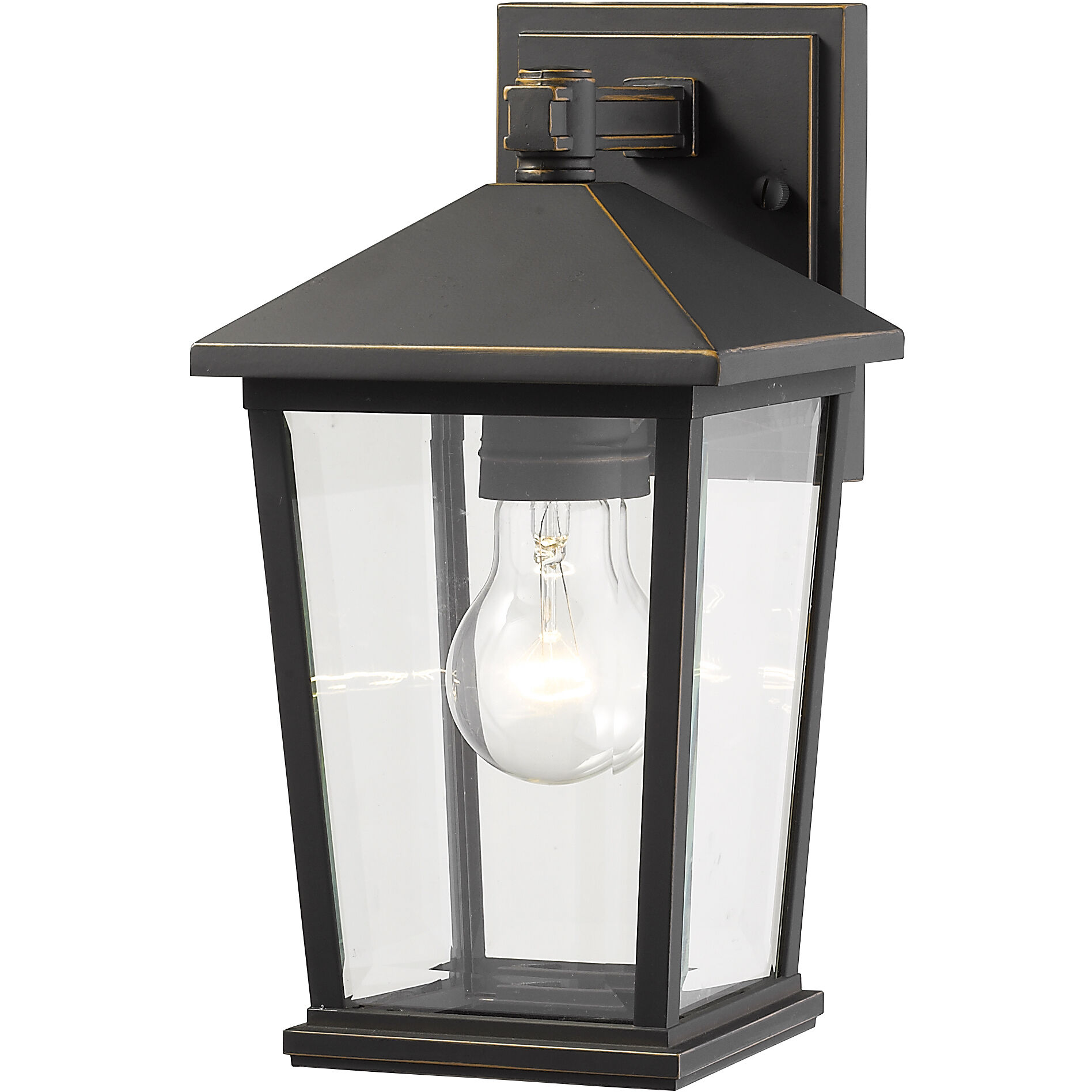 Beacon 1 Light 11.5 inch Oil Rubbed Bronze Outdoor Wall Light