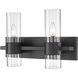 Lawson 2 Light 17 inch Matte Black Vanity Wall Light