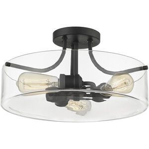 Delaney 3 Light 15.00 inch Semi-Flush Mount