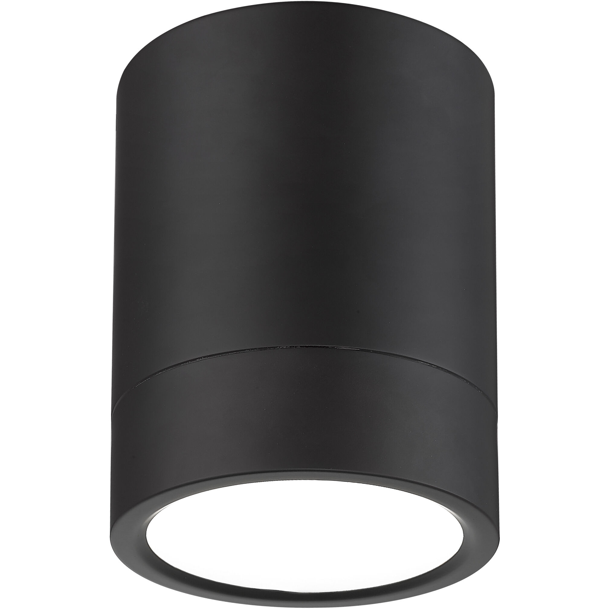 Z-Lite 1006F6-MB-LED Algar LED 6 inch Matte Black Flush