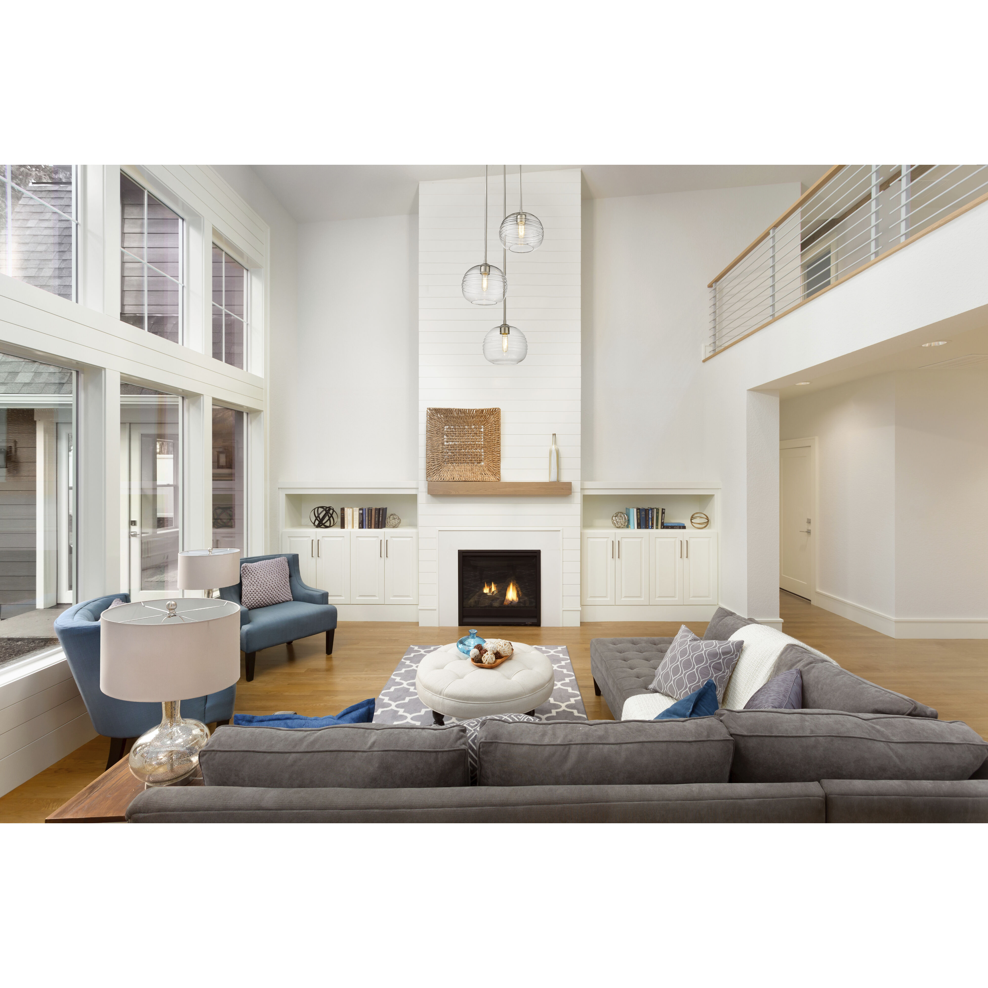 Harmony 3 Light 20 inch Brushed Nickel Chandelier Ceiling Light