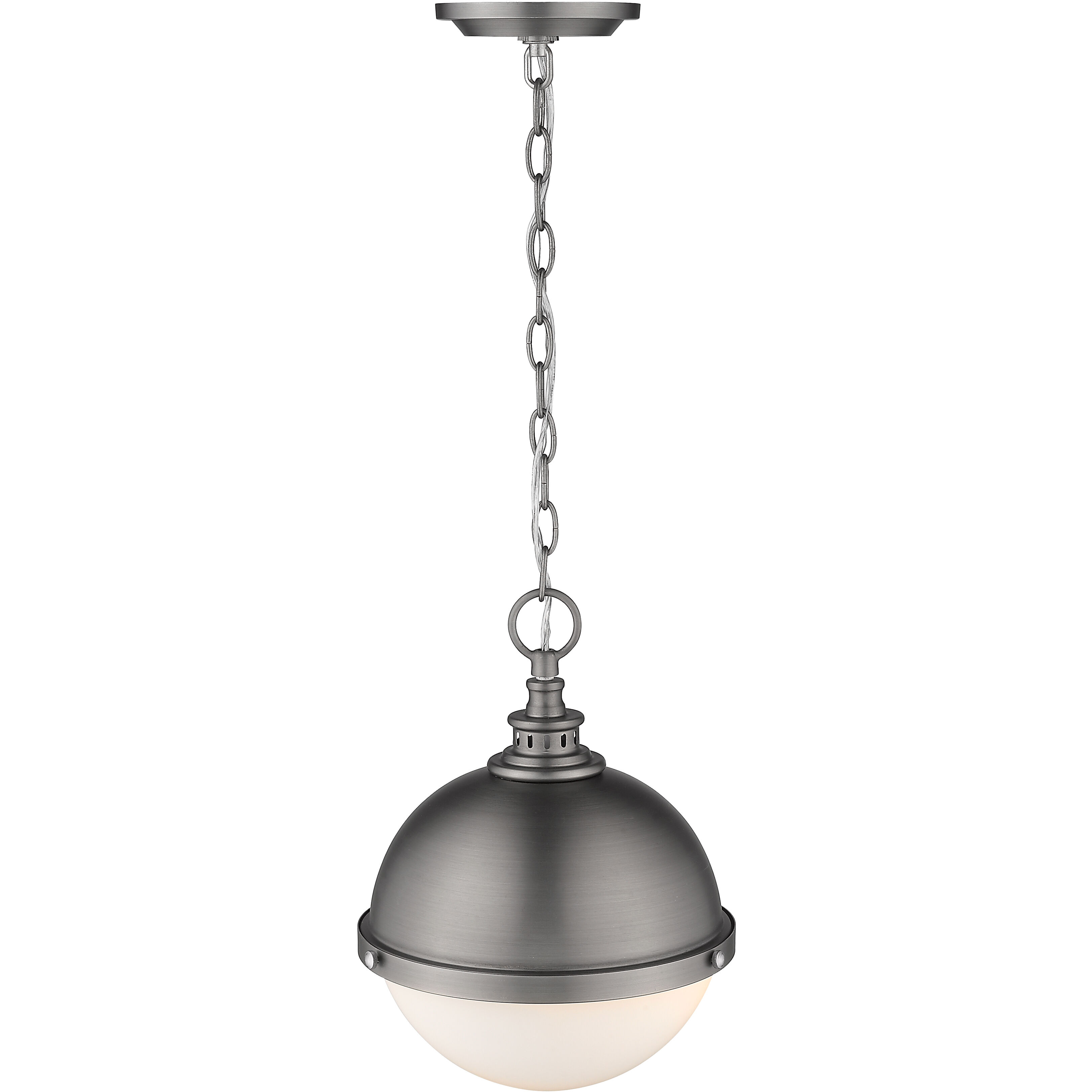Peyton 2 Light 11.5 inch Antique Nickel Pendant Ceiling Light