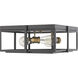 Halcyon 3 Light 15.75 inch Bronze and Heritage Brass Flush Mount Ceiling Light