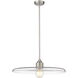 Paloma 1 Light 24 inch Brushed Nickel Pendant Ceiling Light