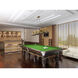 Cordon 4 Light 81.25 inch Rubbed Brass Billiard Ceiling Light in Smoke Acrylic