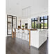 Aimie Linear Chandelier Ceiling Light in Brushed Nickel