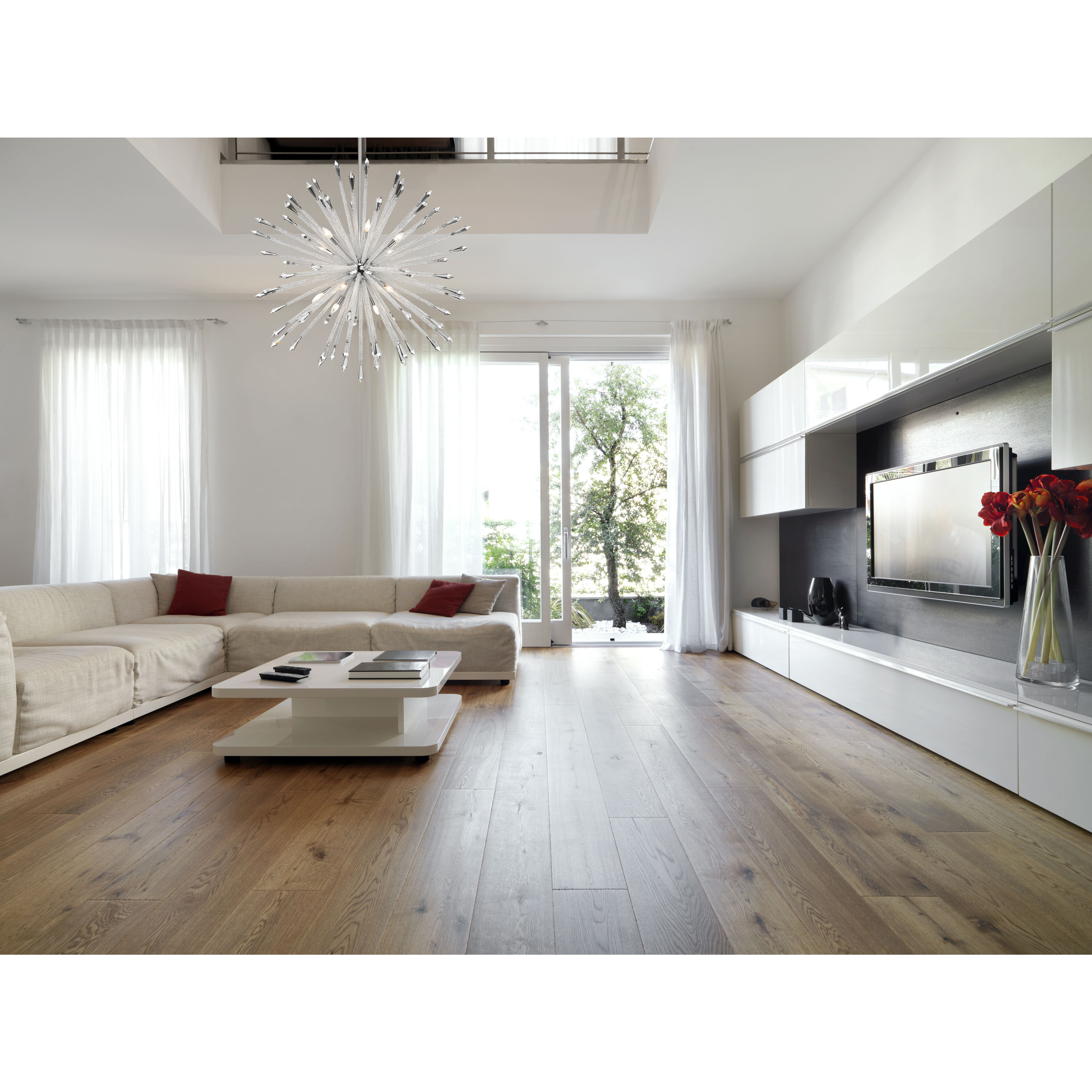 Soleia 12 Light 47.13 inch Chrome Chandelier Ceiling Light in 53