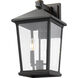 Beacon 2 Light 17.75 inch Oil Rubbed Bronze Outdoor Wall Light