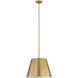 Lilly 1 Light 24 inch Rubbed Brass Pendant Ceiling Light