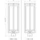 Aura 1 Light 24.5 inch Black Outdoor Post Mounted Fixture in G9