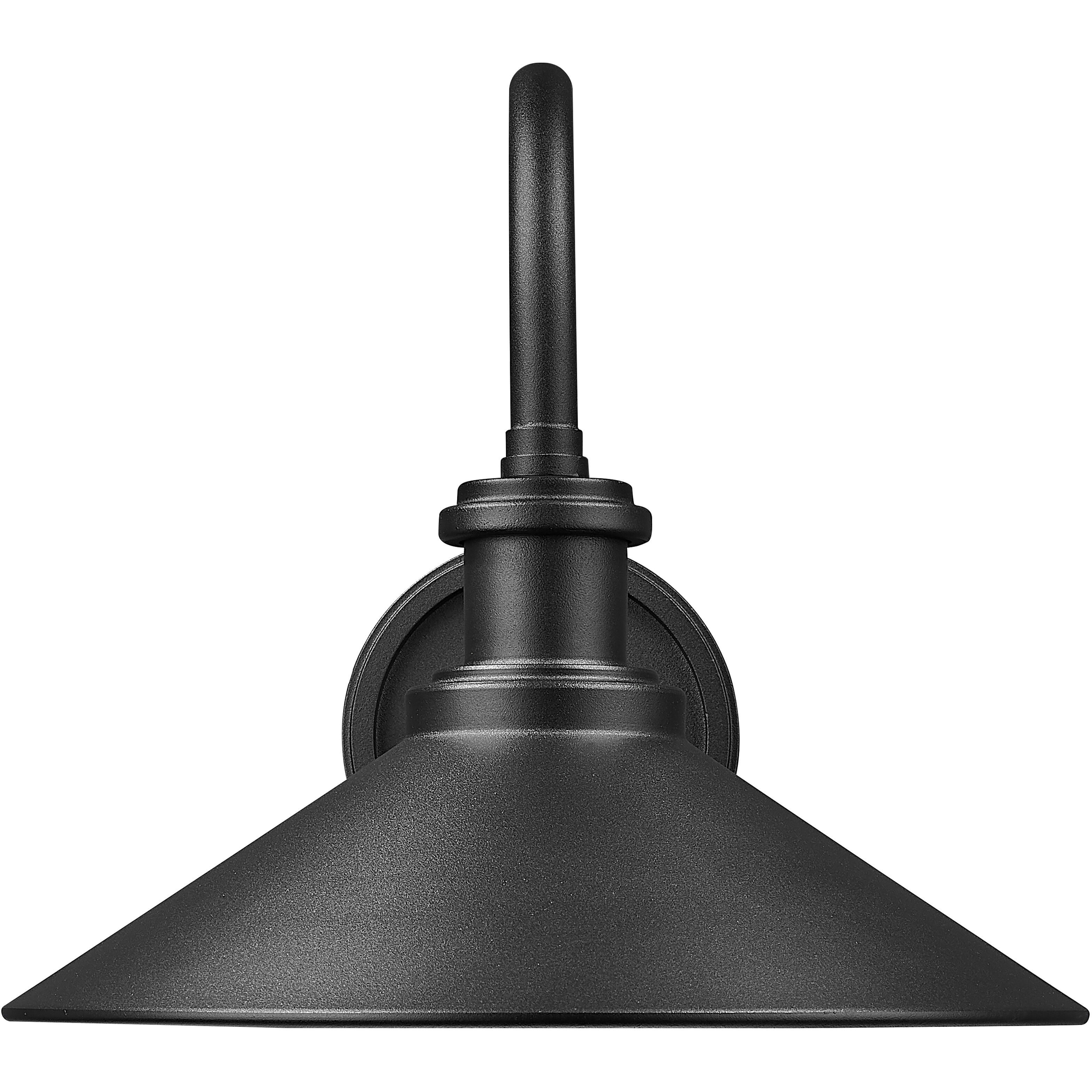 RLM 1 Light 11.25 inch Sand Black Outdoor Wall Light