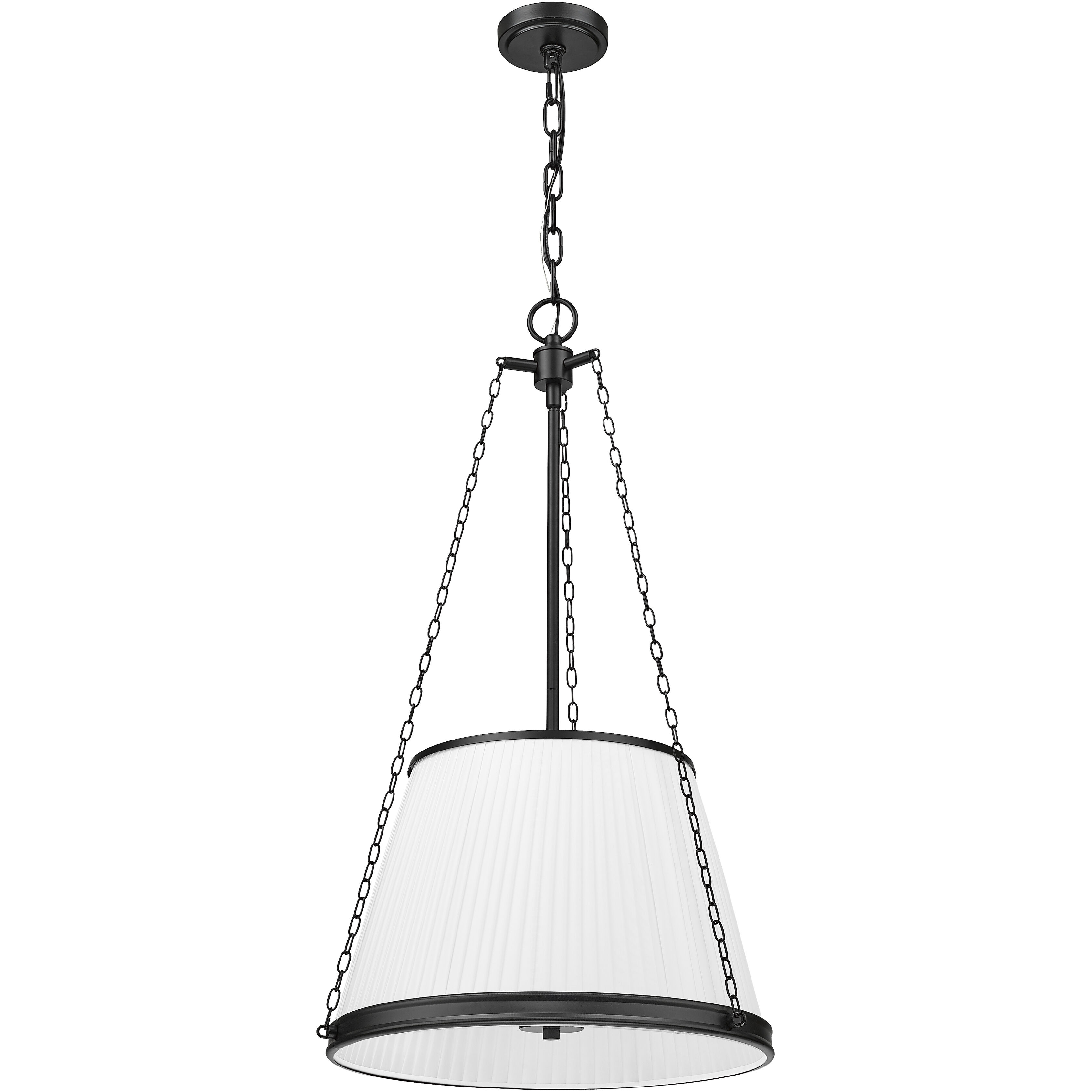 Madeline 5 Light 18 inch Matte Black Pendant Ceiling Light