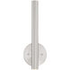 Forest LED 4.75 inch Brushed Nickel Wall Sconce Wall Light in Stain nickel Steel