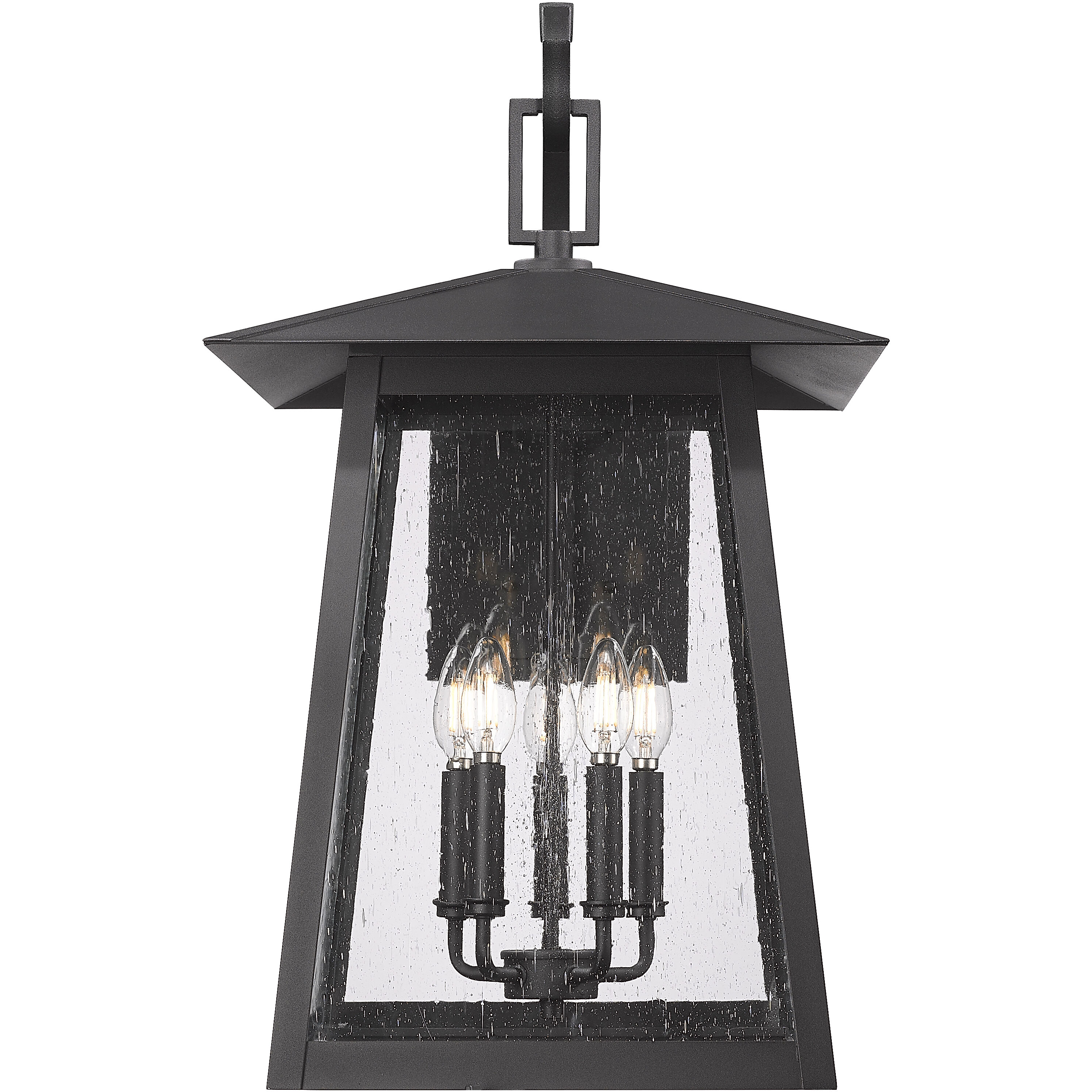 Rainer Outdoor Wall Light in Black, G9