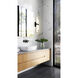 Zane LED 18 inch Matte Black Vanity Wall Light