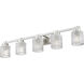Jacqueline 5 Light 40.25 inch Brushed Nickel Bathroom Vanity Wall Light