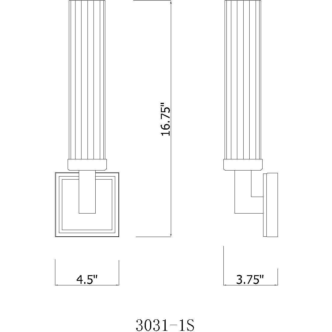 Beau Wall Sconce Wall Light in Bronze