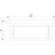 Clarion 2 Light 12 inch Matte Black Flush Mount Ceiling Light