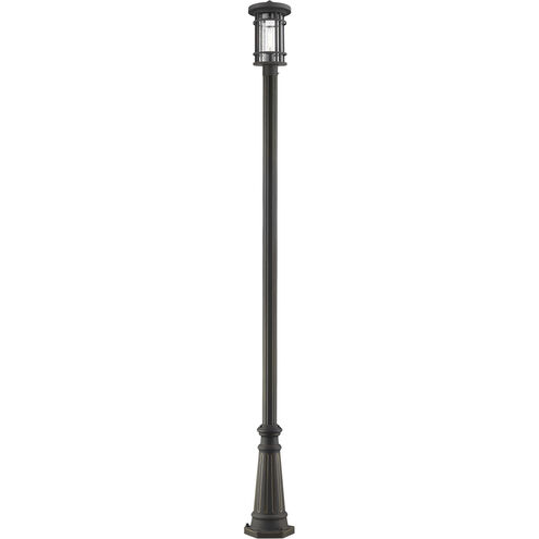 Jordan 1 Light 108.5 inch Oil Rubbed Bronze Outdoor Post Mounted Fixture in 11