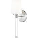 Henri 1 Light 5.25 inch Brushed Nickel Wall Sconce Wall Light