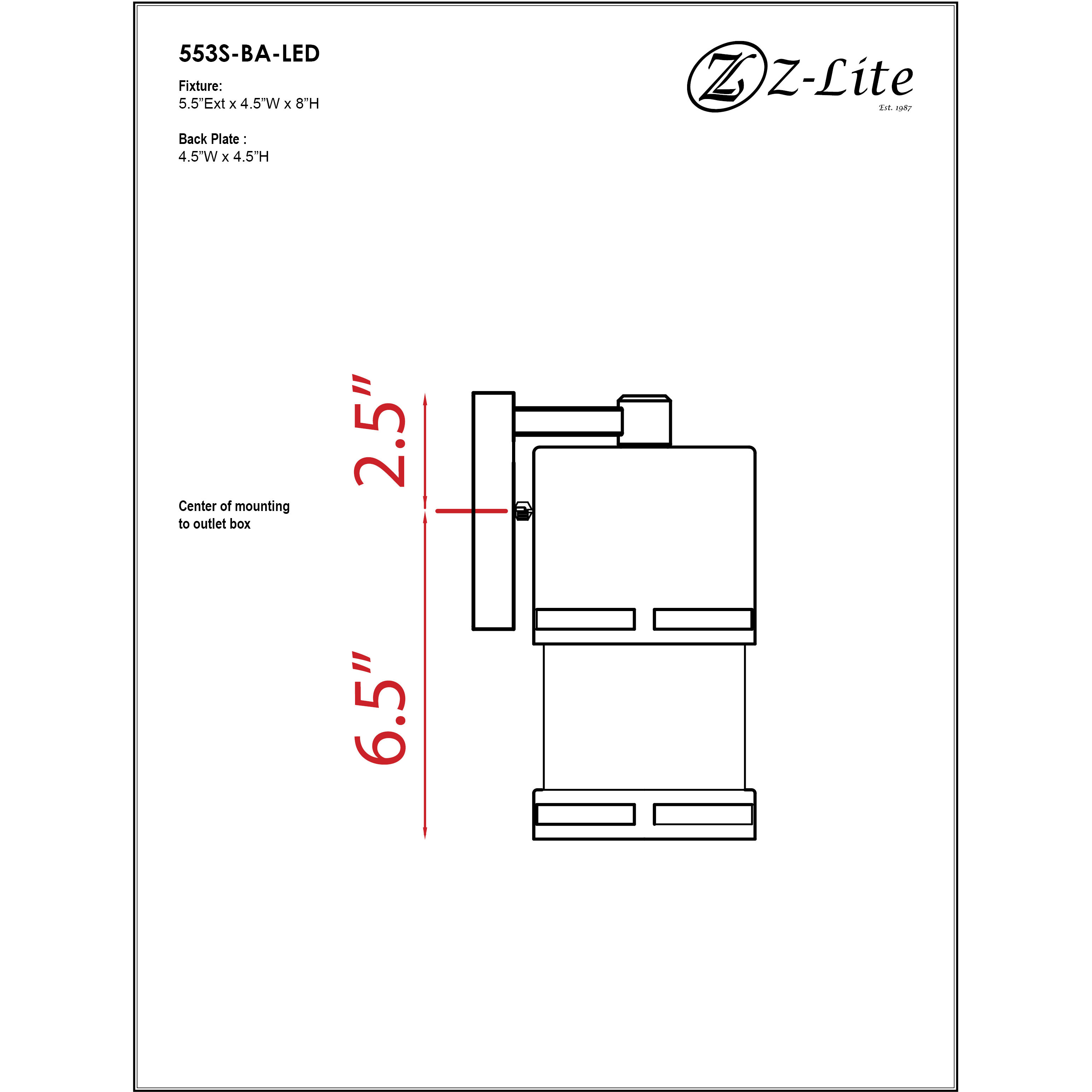 Luminata Outdoor Wall Light in Brushed Aluminum