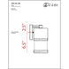 Luminata Outdoor Wall Light in Brushed Aluminum