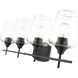 Joliet 4 Light 30 inch Matte Black Vanity Wall Light
