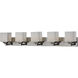 Quube 5 Light 38.50 inch Bathroom Vanity Light