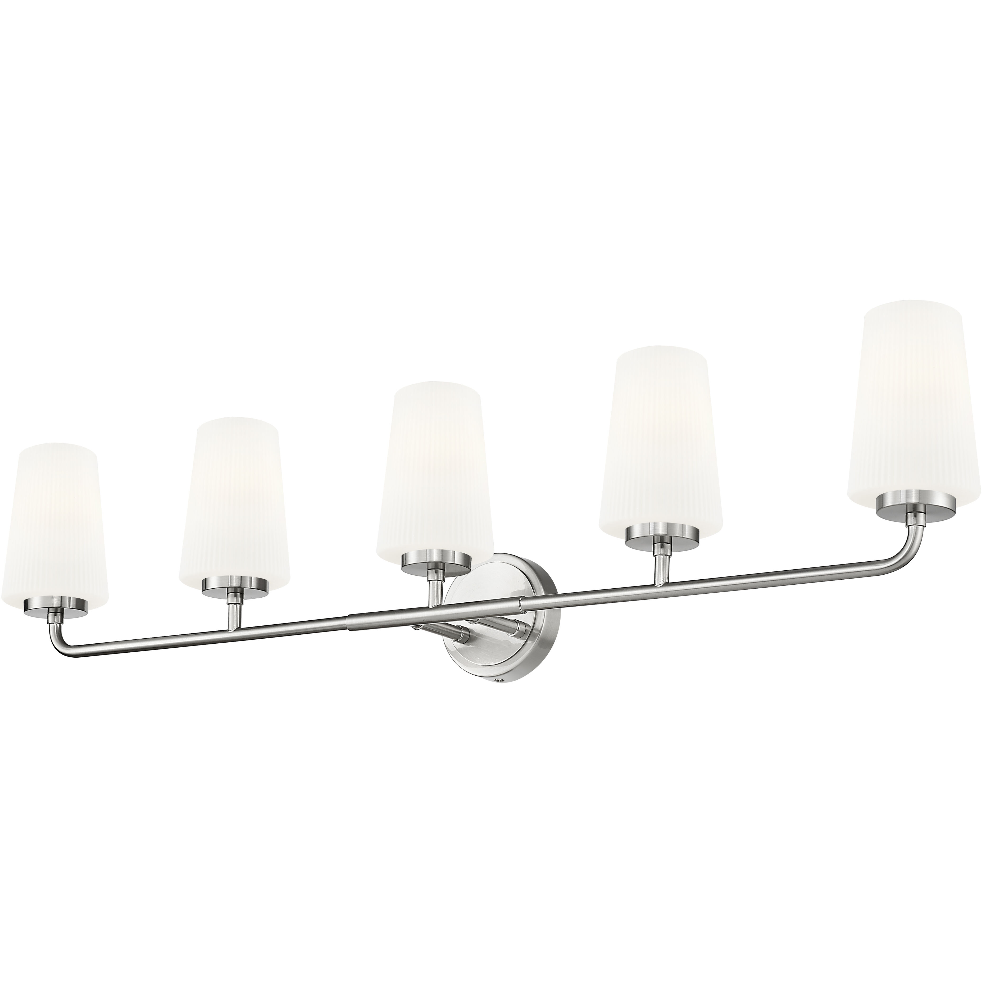 Montford 5 Light 40 inch Brushed Nickel Bath Vanity Light Wall Light