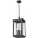 Hartwell 4 Light 10 inch Sand Black Outdoor Chain Mount Ceiling Fixture