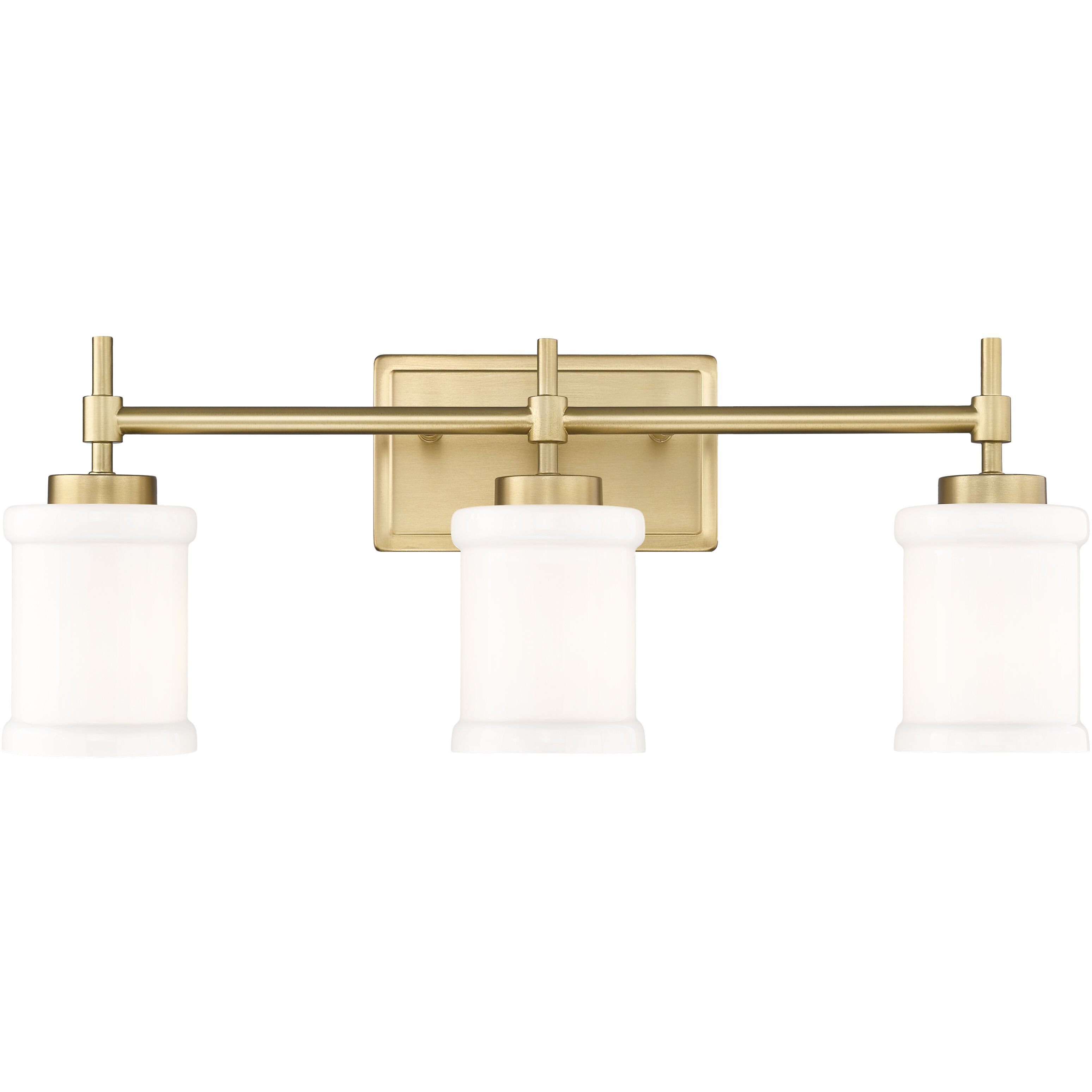 Cadoc 3 Light 23.5 inch Modern Gold Bath Vanity Light Wall Light