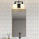 Bryant 2 Light 16 inch Matte Black Vanity Wall Light