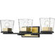 Bleeker Street 3 Light 25.00 inch Bathroom Vanity Light