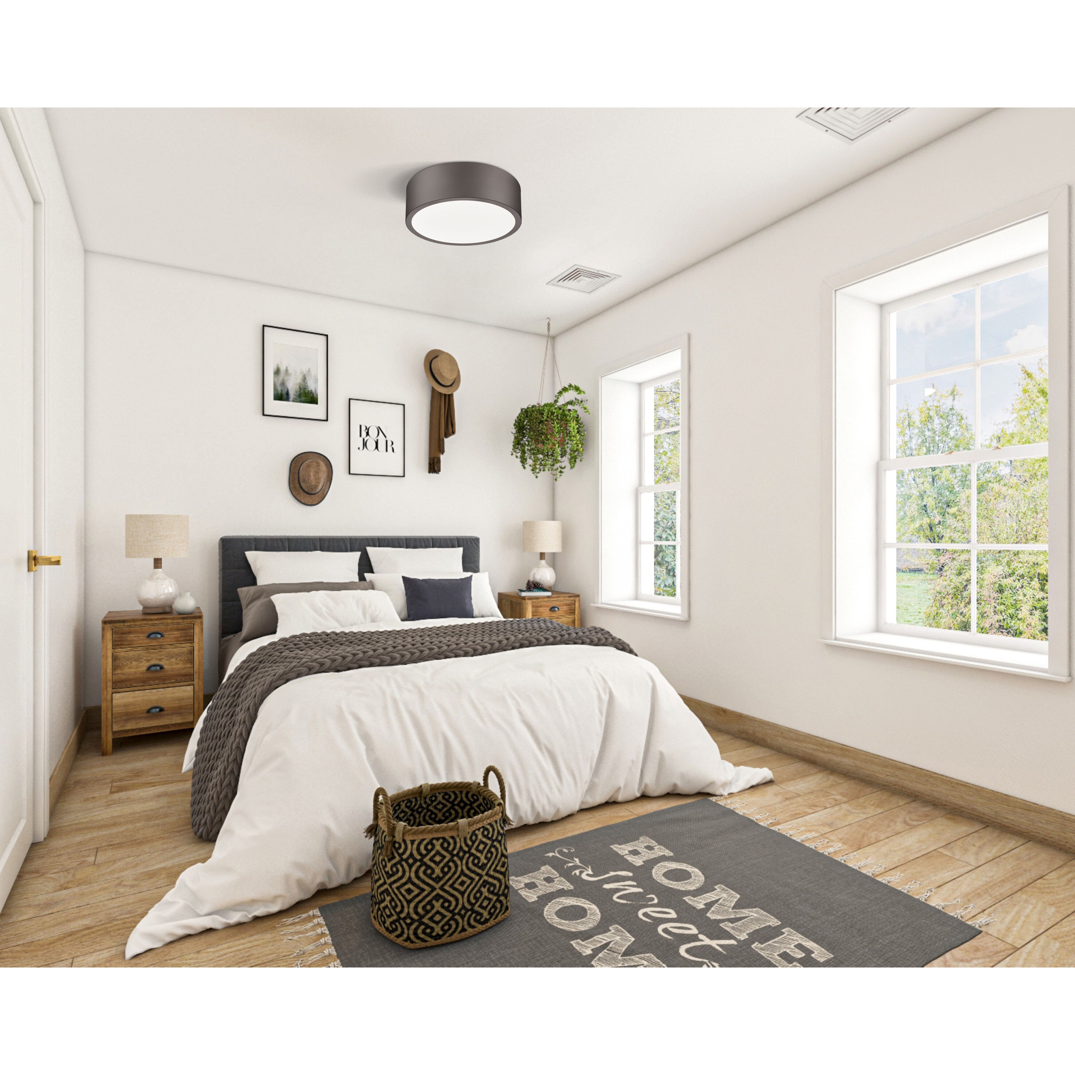 Coronado LED 12.25 inch Bronze Flush Mount Ceiling Light