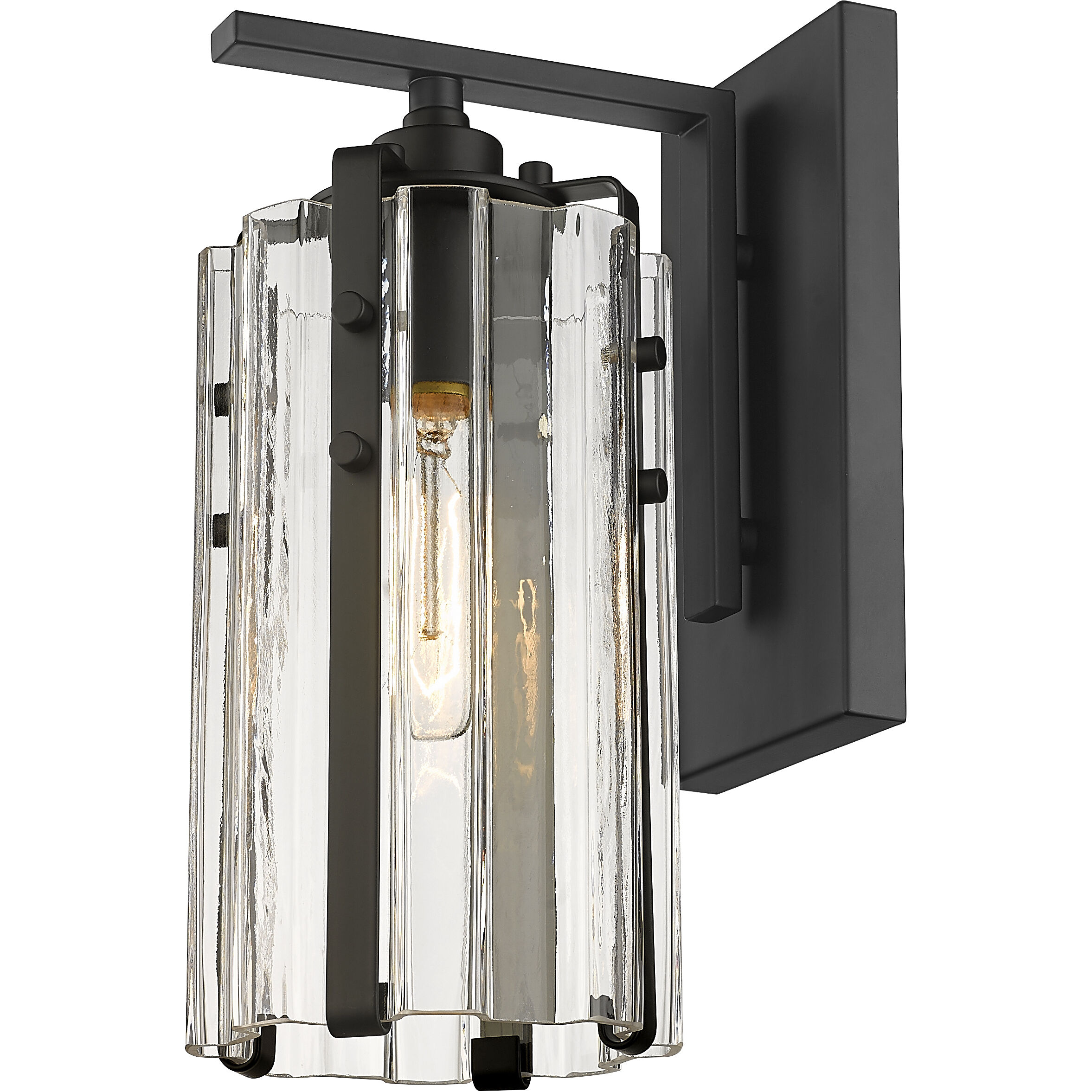Alverton 1 Light 5.25 inch Matte Black Wall Sconce Wall Light