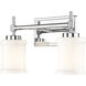 Cadoc 2 Light 15 inch Chrome Bath Vanity Light Wall Light