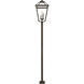 Talbot 4 Light 19.50 inch Post Light & Accessory