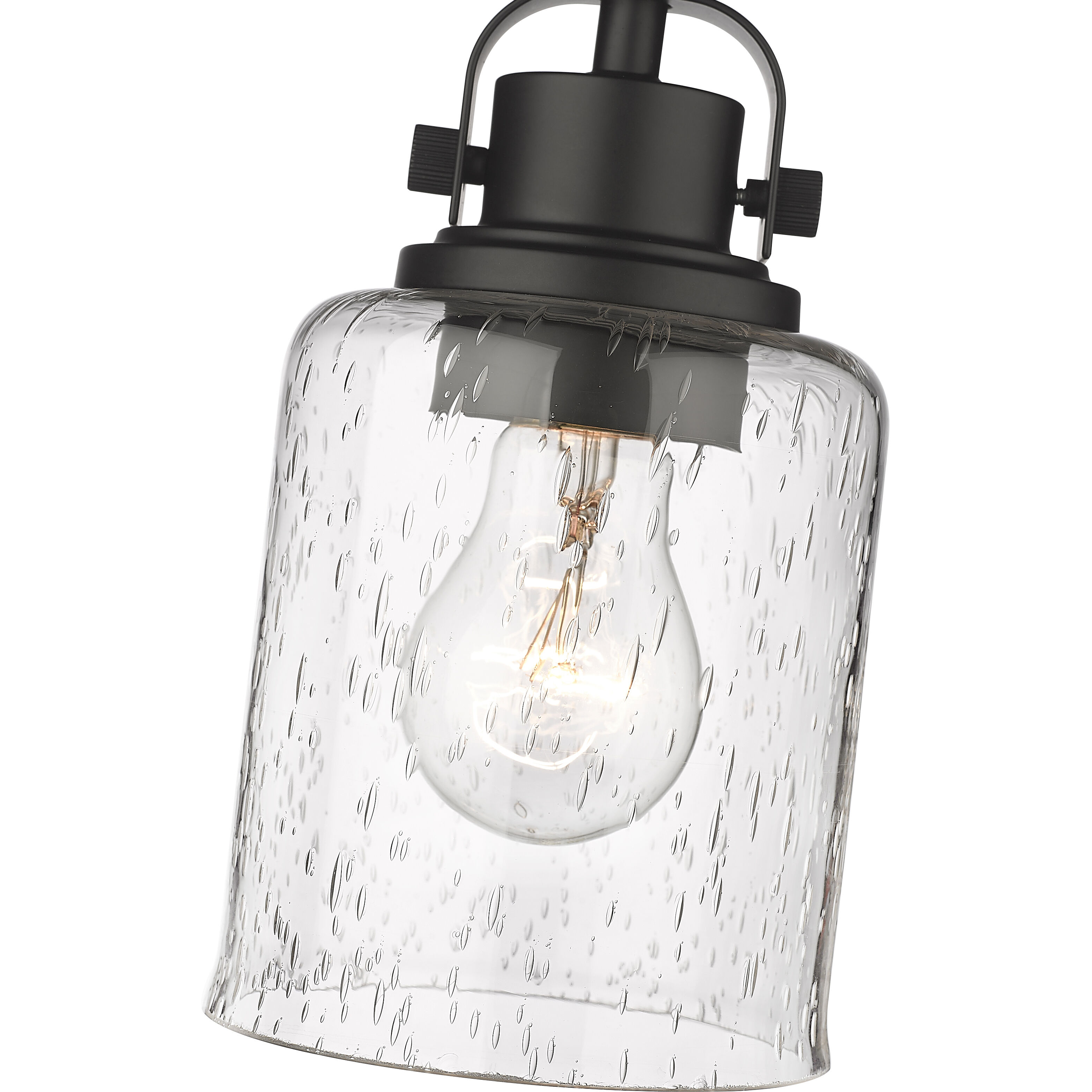 Kinsley 1 Light 5.25 inch Matte Black Flush Mount Ceiling Light