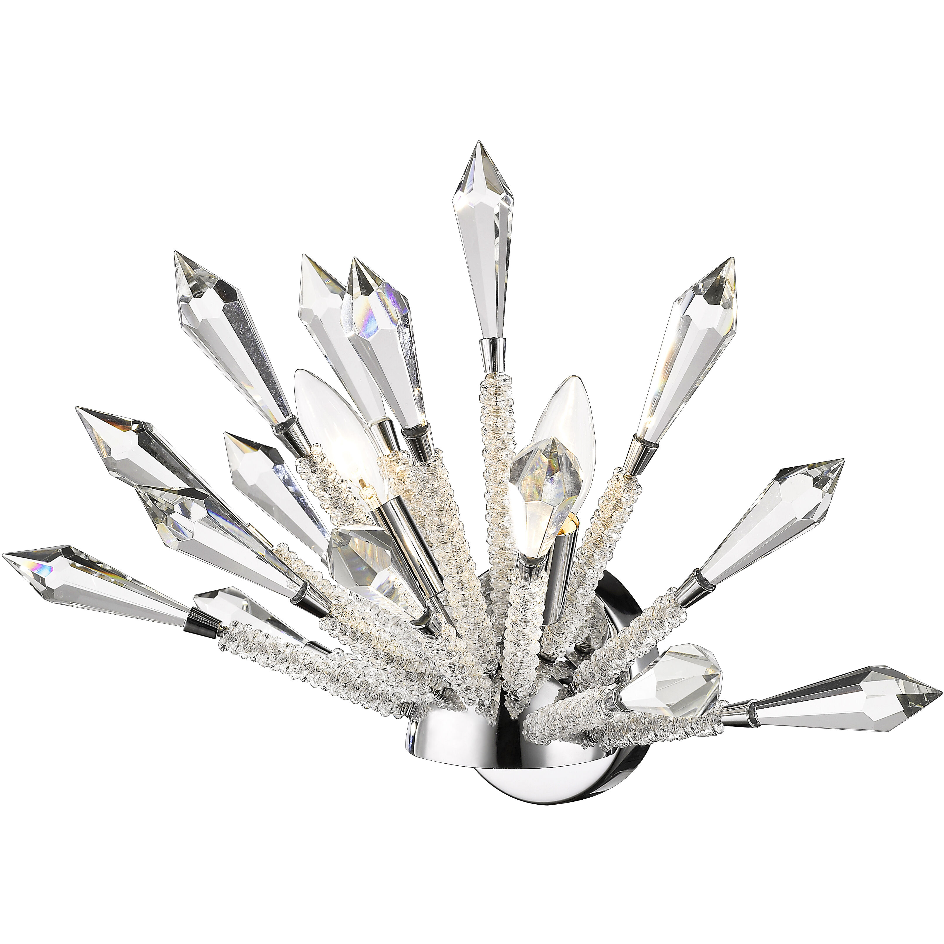 Soleia 2 Light 9.63 inch Chrome Wall Sconce Wall Light in 5