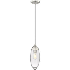Arden 1 Light 4.5 inch Brushed Nickel Pendant Ceiling Light