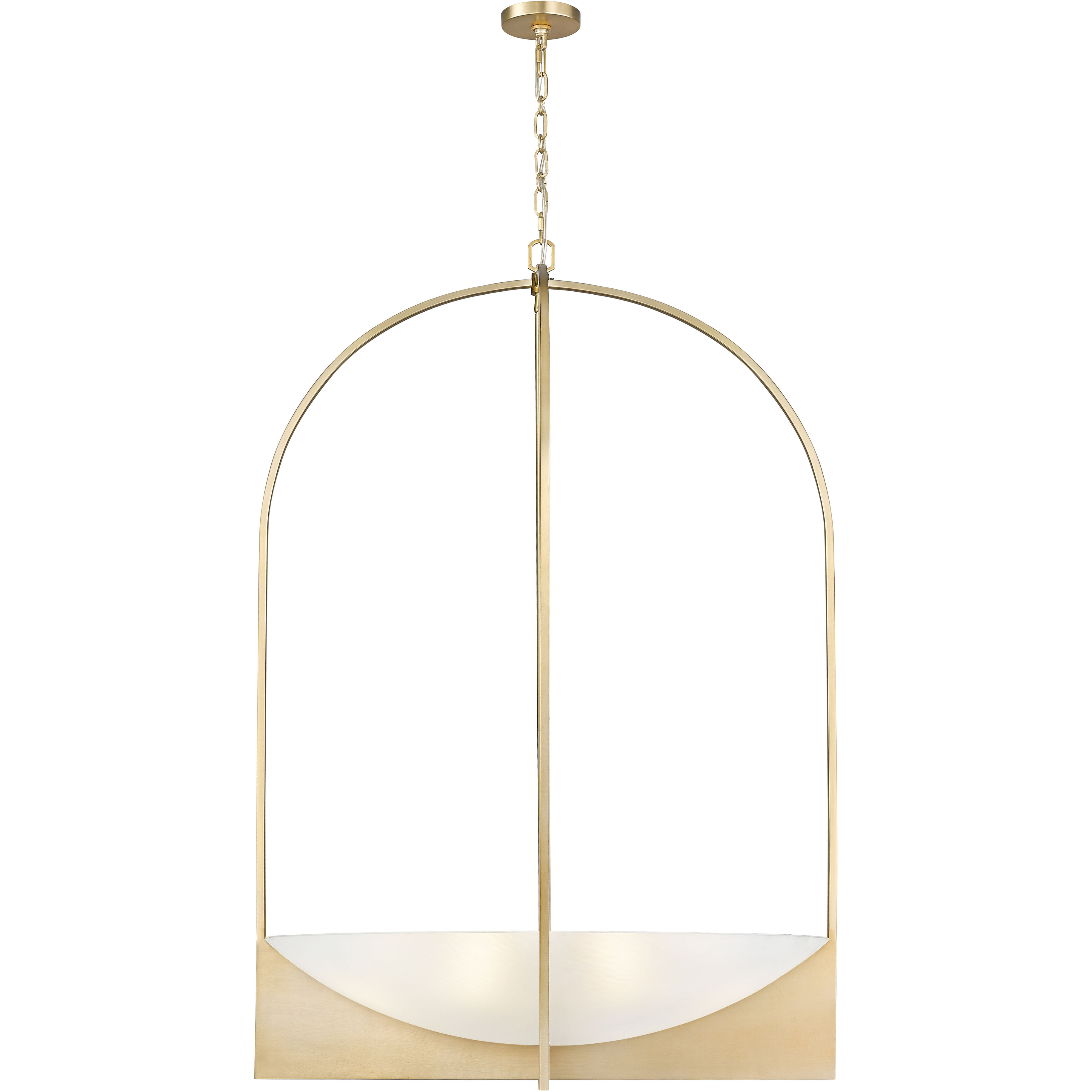 Devon 8 Light 32 inch Modern Gold Chandelier Ceiling Light