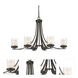 Willow 6 Light 35.25 inch Olde Bronze Chandelier Ceiling Light